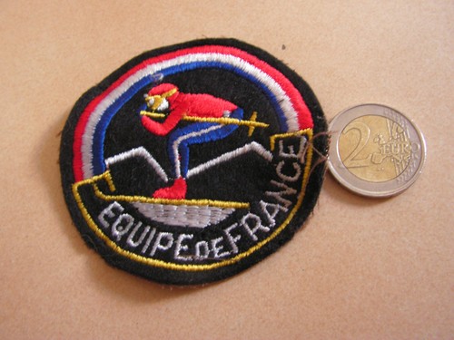 Patch ancien ski - , equipe